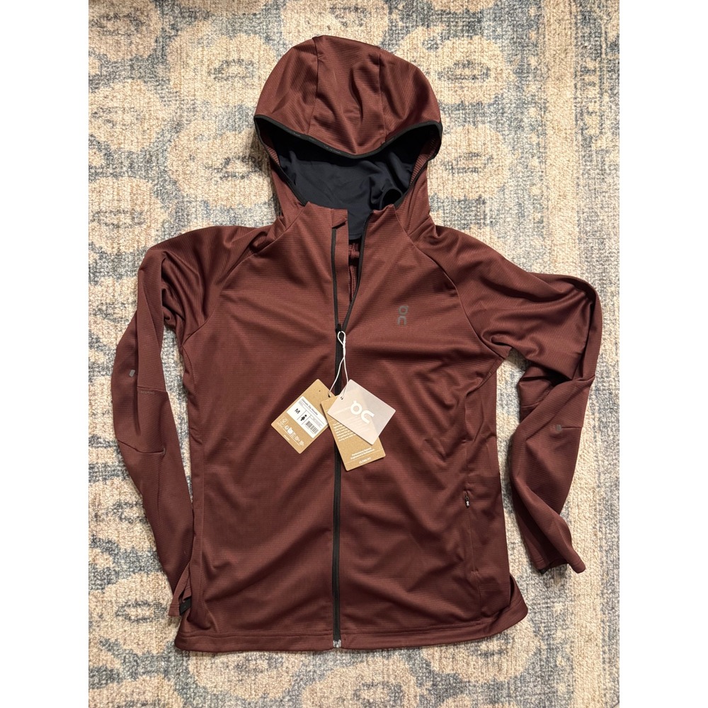 On Climate Zip Hoodie in‎ Mulberry Size Medium NWT